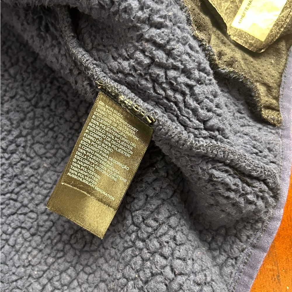 The North Face Dark Blue Hooded Fleece - Picture 7 of 8